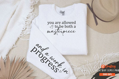 You are allowed to be both a masterpiece Sleeve SVG Design SVG Designangry 