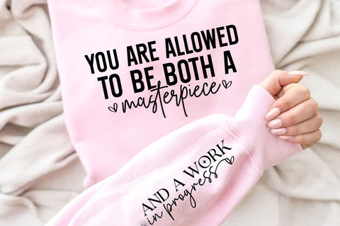 you are allowed to be both a masterpiece SVG Sleeve Design SVG Designangry 