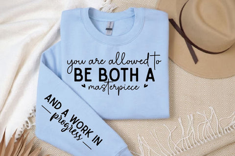 You are allowed to be both Sleeve Svg Design SVG Regulrcrative 