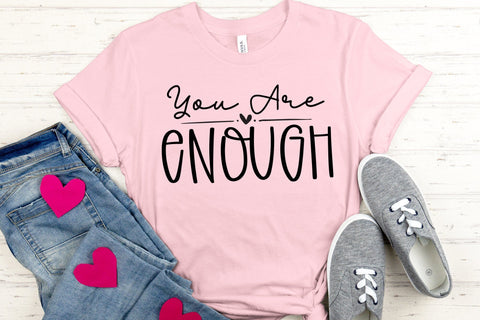You Are Enough | Mental Health SVG Cut File SVG CraftLabSVG 