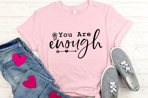 You Are Enough - Mental Health SVG SVG CraftLabSVG 