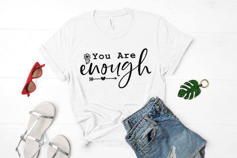 You Are Enough - Mental Health SVG SVG CraftLabSVG 