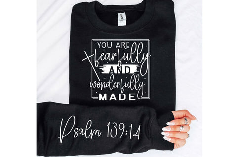You Are Fearfully And Sleeve SVG Design SVG Regulrcrative 