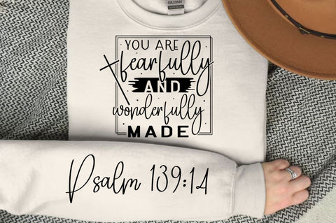 You Are Fearfully And Sleeve SVG Design SVG Regulrcrative 