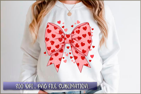 You Are Loved Coquette Bow Sublimation Sublimation Shetara Begum 