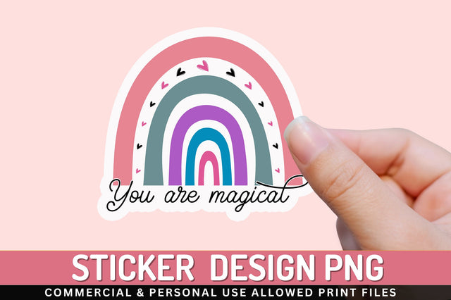 You are magical Sticker Design Sublimation Regulrcrative 
