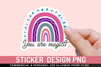 You are magical Sticker Design Sublimation Regulrcrative 