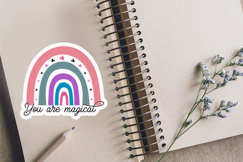 You are magical Sticker Design Sublimation Regulrcrative 