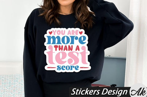 You are more than a test score Stickers Design SVG akazaddesign 