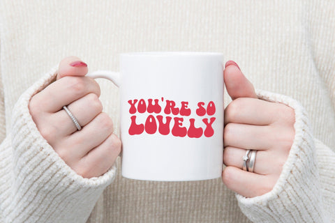 You Are so Lovely, Retro Valentine's Day SVG SVG CraftLabSVG 