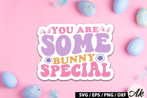 You are some bunny special Retro Sticker SVG akazaddesign 