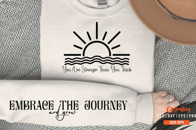 You are stronger than you think Sleeve SVG Design SVG Designangry 