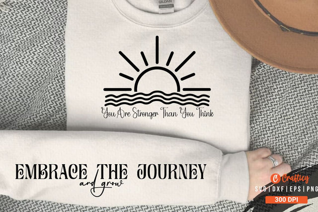 You are stronger than you think Sleeve SVG Design SVG Designangry 