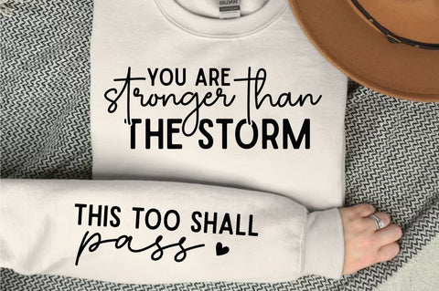 You are stronger then the storm Svg Design,Christian SVG Design SVG Regulrcrative 