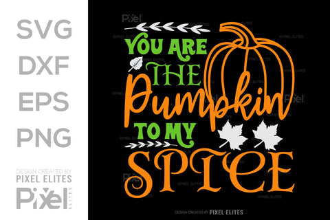 You Are The Pumpkin To My Spice SVG Thanksgiving Bundle Happy Autumn Hello Fall Thanksgiving Quote PET 00940 SVG ETC Craft 