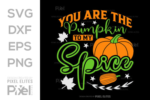 You Are The Pumpkin To My Spice SVG Thanksgiving Bundle Happy Autumn Hello Fall Thanksgiving Quote PET 00940 SVG ETC Craft 