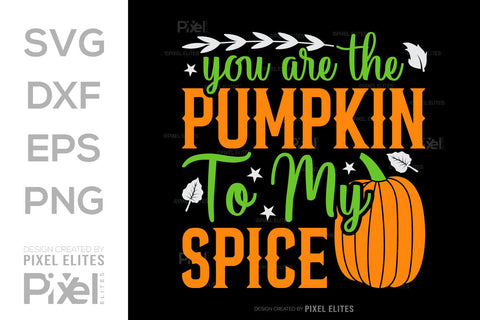 You Are The Pumpkin To My Spice SVG Thanksgiving Bundle Happy Autumn Hello Fall Thanksgiving Quote PET 00940 SVG ETC Craft 