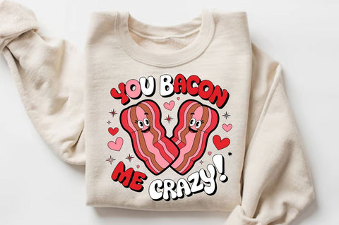 You bacon me crazy Sublimation T-Shirt Design Sublimation Regulrcrative 