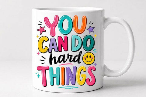 You Can Do Hard Things Classroom PNG Motivational Teacher Design SVG BillahCrafts 