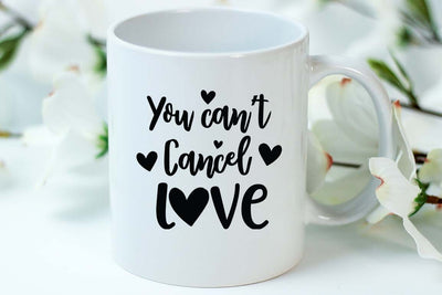 You can't cancel love SVG | Valentine SVG Design | Valentine T-shirt SVG FiveStarCrafting 