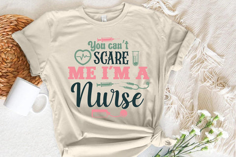 You cant scare me im a nurse SVG Angelina750 