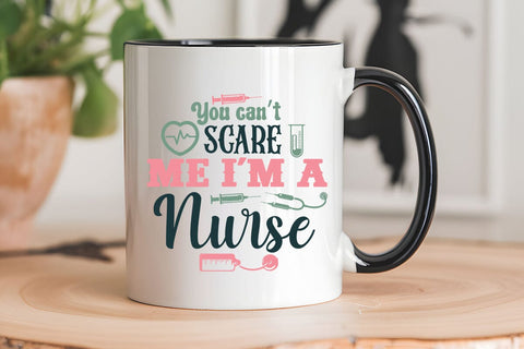 You cant scare me im a nurse SVG Angelina750 