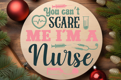 You cant scare me im a nurse SVG Angelina750 