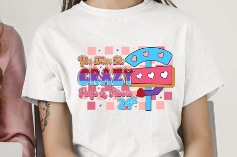 You drive me crazy hugs PNG Design Sublimation Regulrcrative 