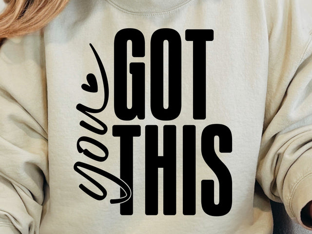 You Got This SVG: Inspirational Quote, Mental Health SVG DesignDestine 