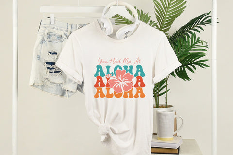 You Had Me Aloha - Retro Summer SVG SVG CraftLabSVG 