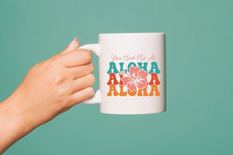 You Had Me Aloha - Retro Summer SVG SVG CraftLabSVG 