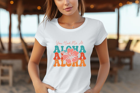 You Had Me Aloha - Retro Summer SVG SVG CraftLabSVG 