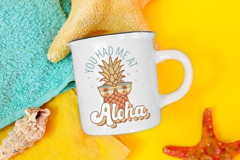 You Had Me at Aloha - Retro Summer Sublimation Sublimation CraftLabSVG 