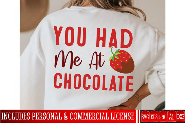 You Had Me At Chocolate SVG Design,Chocolate Day SVG Design,Chocolate Day Sublimation Design,Chocolate SVG bundle,Chocolate Clipart Design SVG BlackCatsMedia 