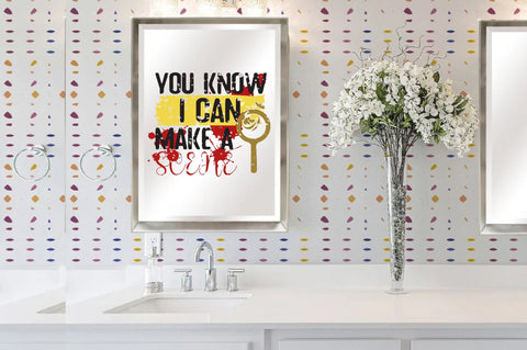 You Know I Can Make A Scene PNG | Funny True Crime Sublimation Design | True Crime Junkie | True Crime Podcast PNG Sublimation Jagonath Roy 