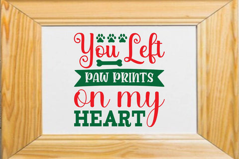 You Left Paw Prints On My Heart SVG Angelina750 
