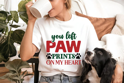 You left paw prints on my heart SVG Angelina750 