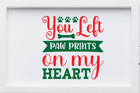 You Left Paw Prints On My Heart SVG Angelina750 