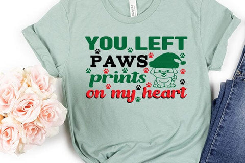 You left paws prints on my heart SVG Angelina750 