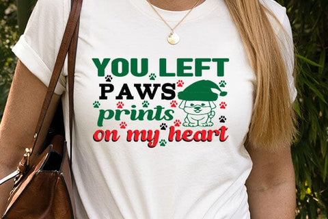You left paws prints on my heart SVG Angelina750 