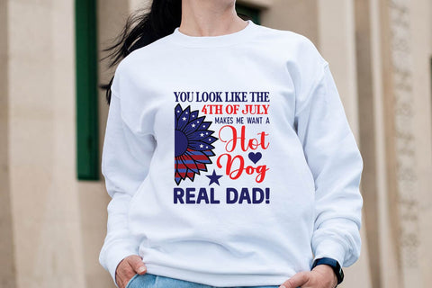 you look like the 4th of july makes me want a hot dog real dad SVG Angelina750 