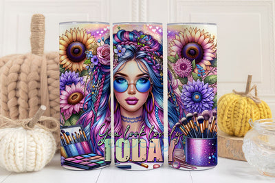 You Look Lovely Today Tumbler Wrap, Badass bitch 20oz Skinny Sublimation Tumbler Design, Snarky Funny Png Sublimation BouDesign 