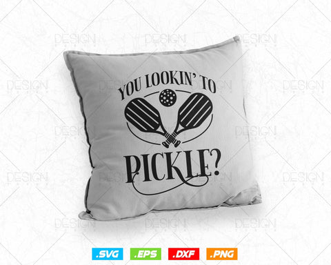 You Lookin' To Pickle? Pickleball Retro 80s Svg Png Files, Retired Grandma Grandpa Gifts, Friends Cousins Gift Idea, Instant Download SVG DesignDestine 