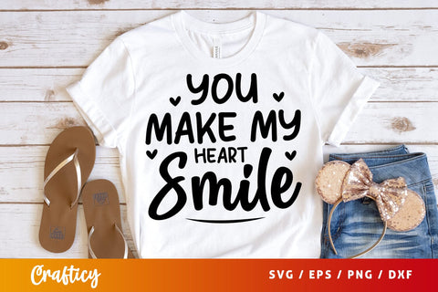 You make my heart smile SVG Design SVG Designangry 