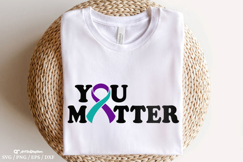 You Matter Svg, Suicide Prevention Awareness Svg, Semicolon Svg, Suicide Awareness Svg SVG Artinrhythm shop 