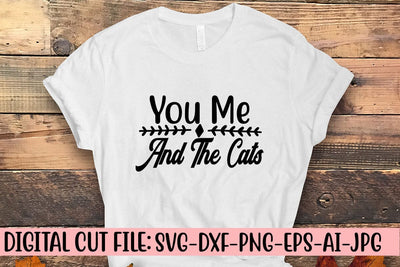 You Me And The Cats SVG Cut File SVG Syaman 