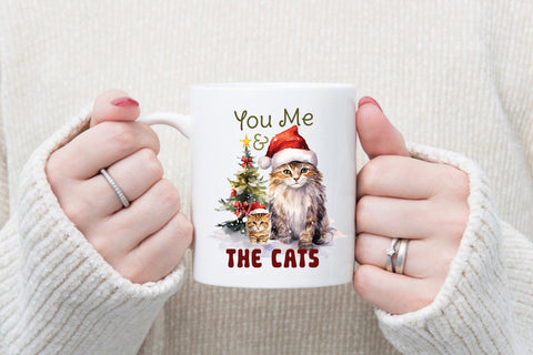 You Me & the Cats, Christmas Sublimation Sublimation CraftLabSVG 