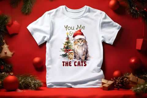 You Me & the Cats, Christmas Sublimation Sublimation CraftLabSVG 