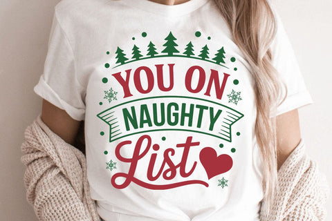 You On Naughty List SVG Angelina750 