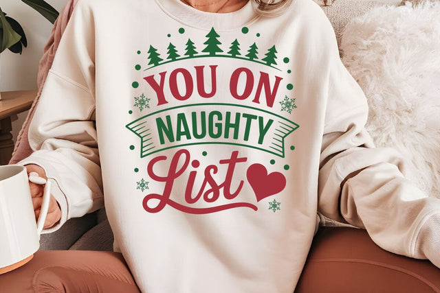 You On Naughty List SVG Angelina750 